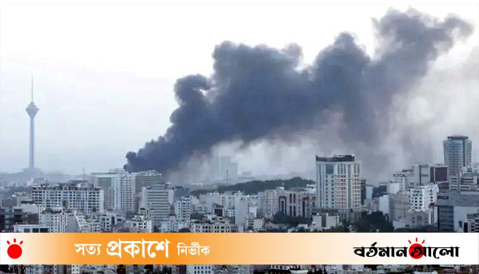 ৬০ যুদ্ধবিমান দিয়ে তেহরানে হামলা চালিয়েছে ইসরায়েল